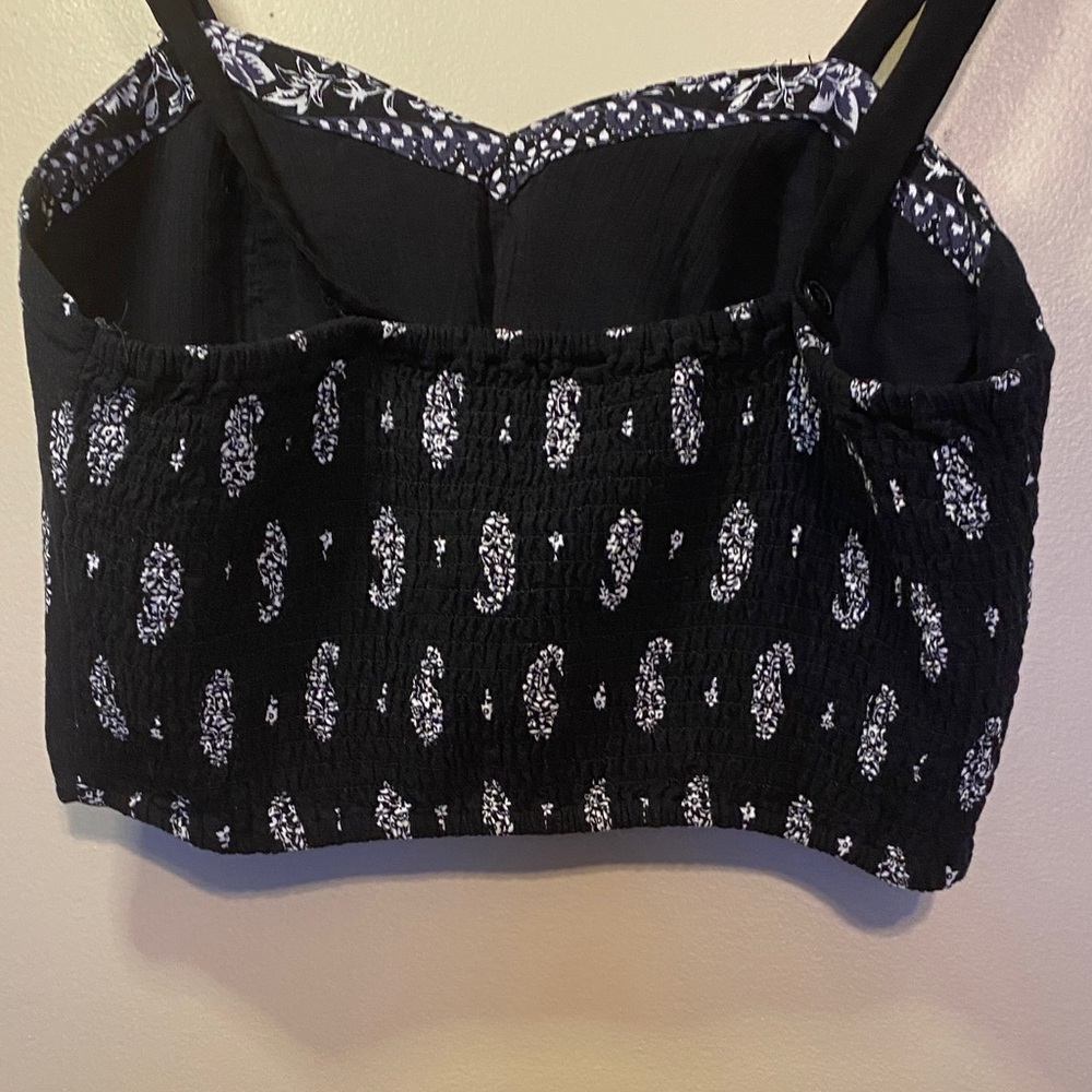 Xhilaration Black and White Paisley Skirt Set - Picture 4 of 8